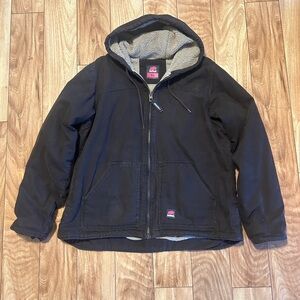 Berne vintage jacket XL but I wear a medium in jackets and it fits perfect